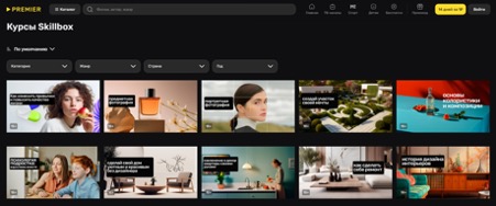 Появились образовательные курсы Skillbox